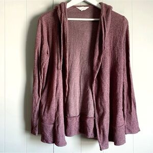 78 & Sunny Hooded Open Cardigan S